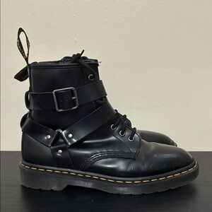Dr. Martens Cristofor Lace-Up Harness Buckle size 8 Eu 41